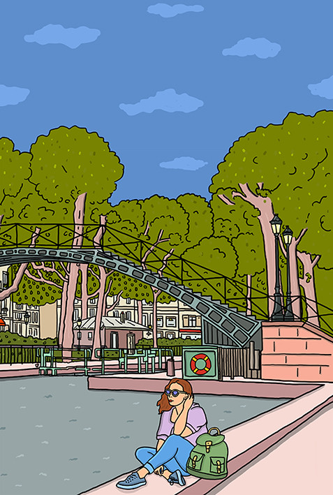 L'attente sur le canal par antoine meurant - Image principale