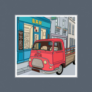 Camion rouge -  - Produit créatif