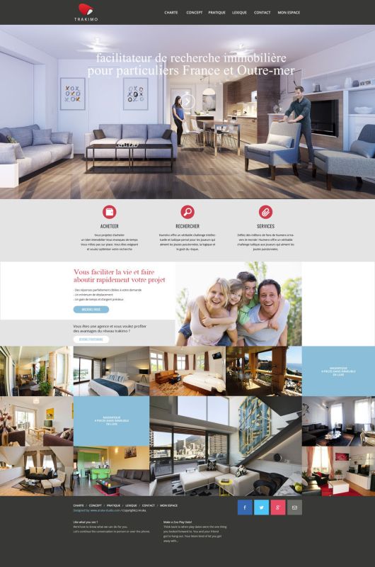 Site Trakimo - pierre-yves roudy - DA & graphistes