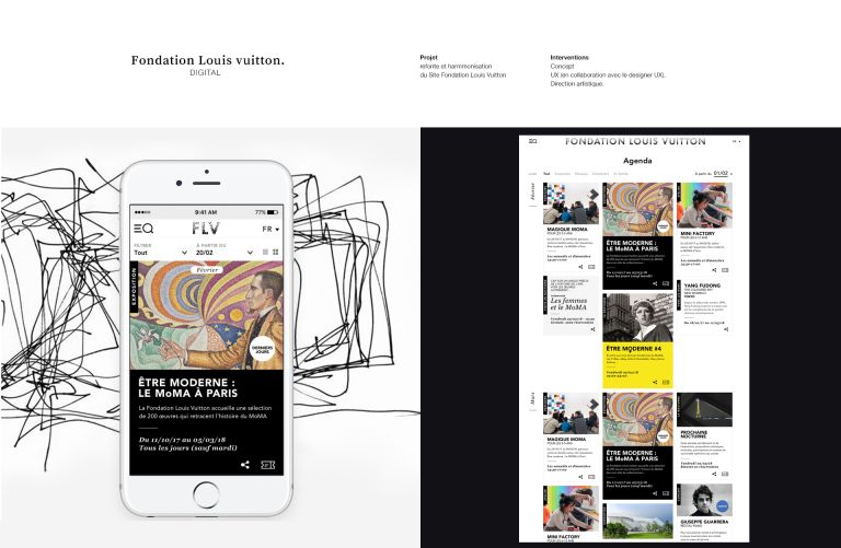 Fondation Louis Vuitton - delphine teixeira - DA & graphistes