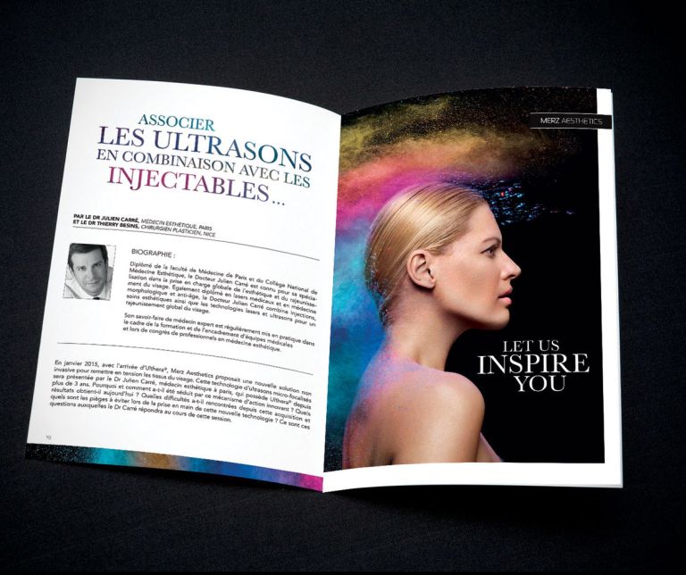 MERZ AESTHETICS 2015 (CHIRURGIE ESTHETIQUE) - Création maquette livret orateurs - geneviève tandeau de marsac - DA & graphistes