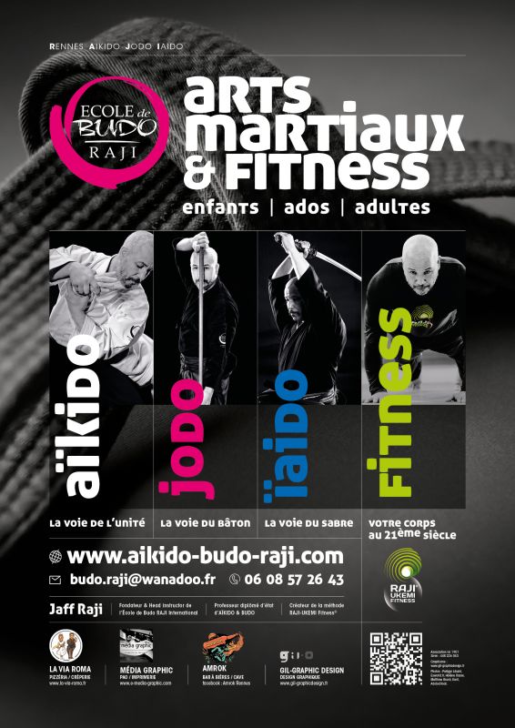 Ecole de Budo Raji - gilles ollivier - DA & graphistes