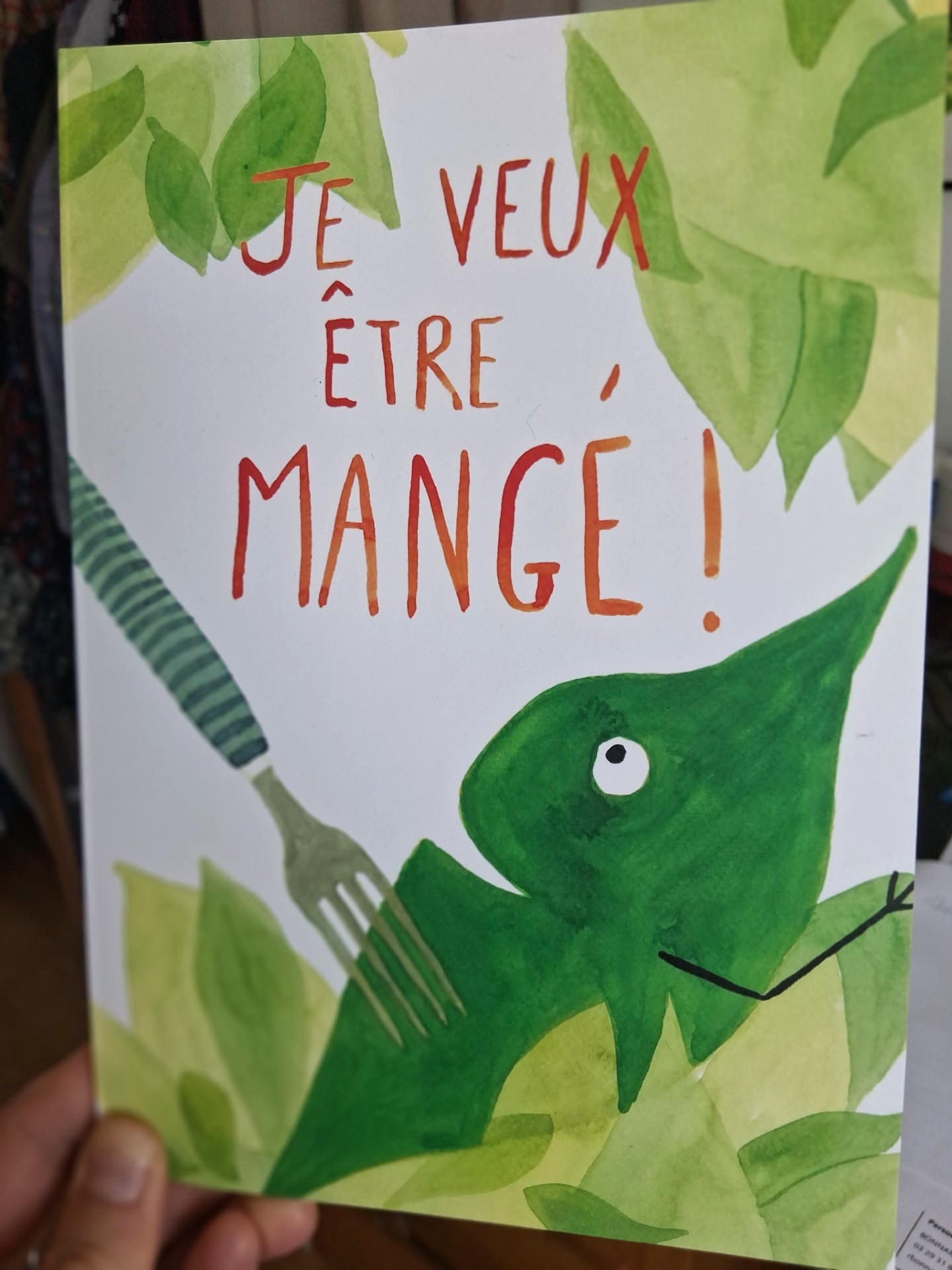 illustration Illustration humoristique : Je veux être mangé !