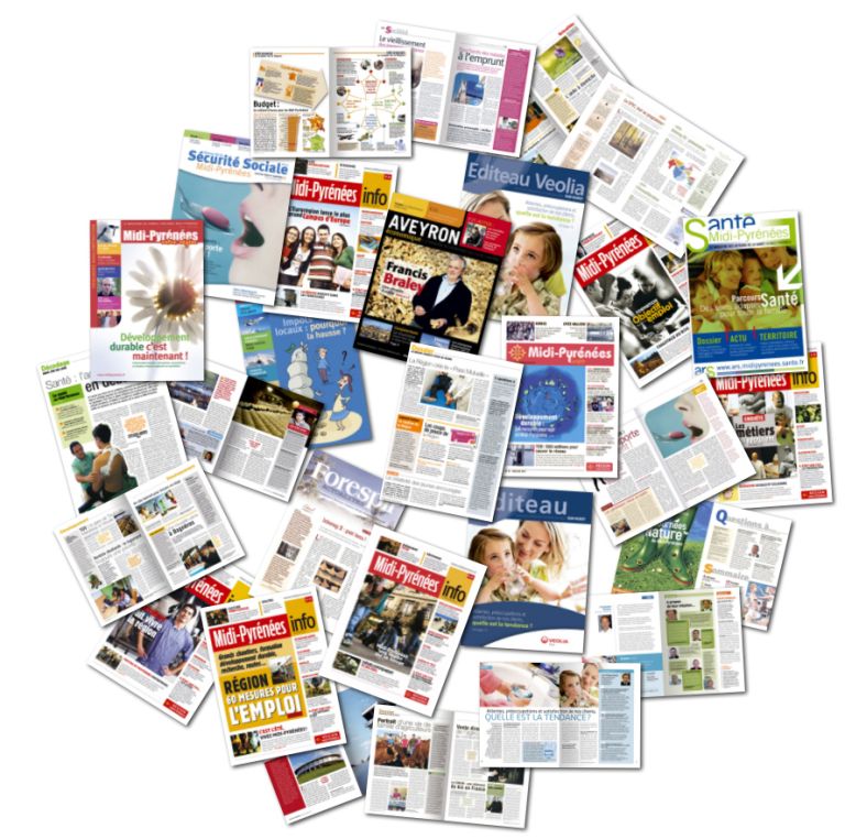 Des journaux... - sandrine-céline arribeux-colombo - DA & graphistes