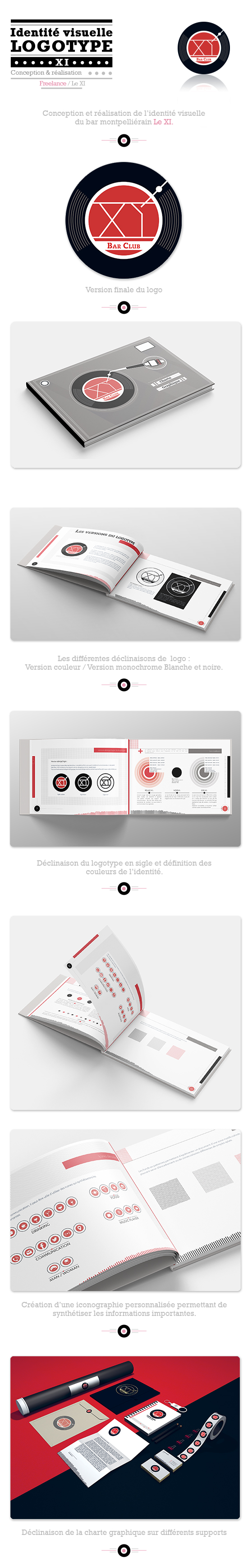 Logotype le XI - pierre-benoît rouil - DA & graphistes