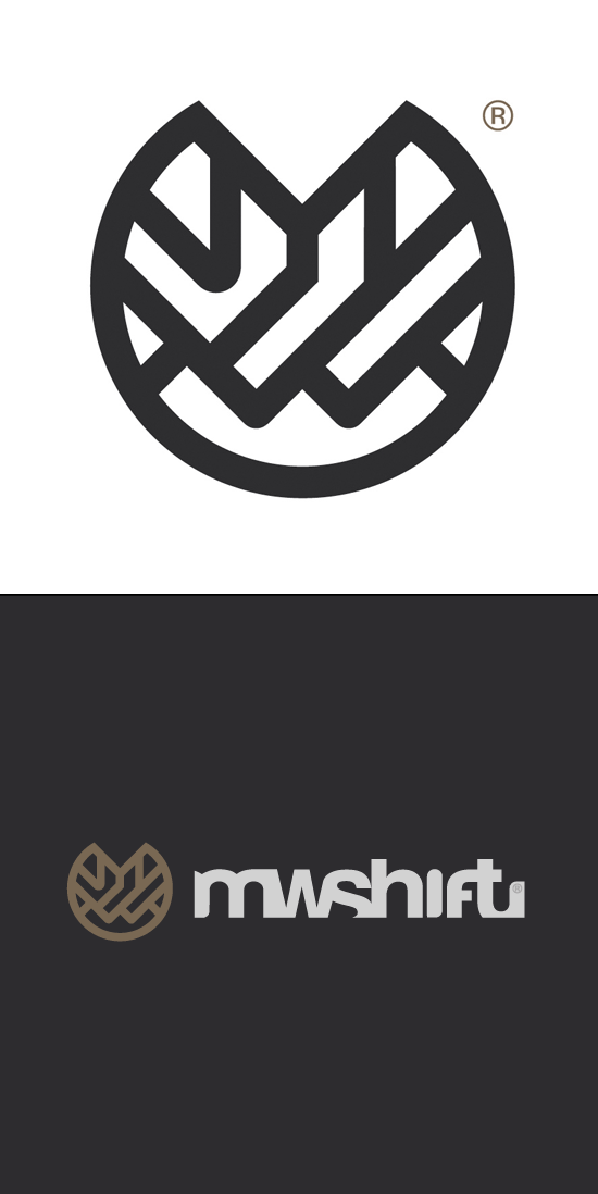 logotype mwshift - josué lacrosil - DA & graphistes