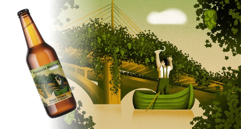 Saaz Pilsen - André Dénoël - graphiste